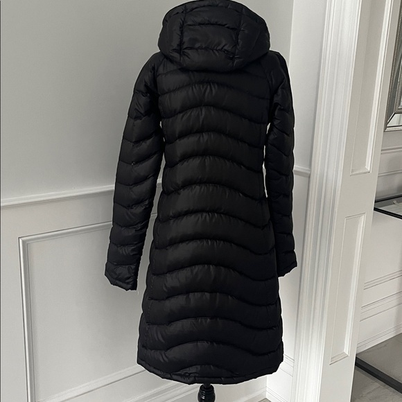 The North Face Goose Down Filled Long Black Puffer Jacket - Picture 7 of 12